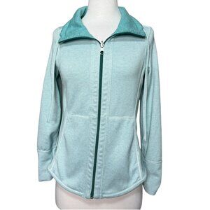 Tommy Bahama Sun Fade Flipside Reversible Full Zip Jacket Blue Size Small